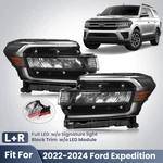 Full Led Headlight For 2022-2024 Ford Expedition W/o Signature Left+right Pair. Fixed Price $534.99.