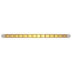 United Pacific 14 Led 12" Turn Signal Light Bar - Amber Led/clear Lens- 1 Unit. Fixed Price $28.95.
