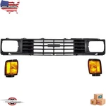Fits 1984-1986 Toyota Pickup New Front Black Grille & Park Light Left Right 3pc. Fixed Price $171.33.