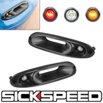 Turn Signal Intake For 1990-1998 Mazda Miata Round Side Marker Led Light Lens. Fixed Price $37.99.