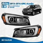 For 2013-2016 Gmc Acadia Hid/xenon Headlight W/led Drl Left+right Pair. Fixed Price $477.99.