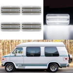 For 1985-1995 Chevy G10 G20 P30 Gmc G1500 G2500 4pcs Clear Led Side Marker Light. Fixed Price $44.99.
