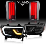 Vland For 2007-2013 Toyota Tundra Led Headlights Front+rear Tail Lamps W/dynamic. Fixed Price $759.98.