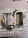 1977 1978 1979 Lincoln Continental Mark 5 Front Turn Signal Light Assemblies. Fixed Price $100.00.
