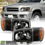 For 1999-2004 Nissan Pathfinder Black Headlights W/parking Corner Light 4pc Set. Fixed Price $108.99.