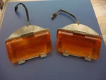Chrysler New Yorker 72 1972 Parking Light Turn Signal Lights (pair) Oem -- Nice. Fixed Price $40.00.