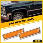Pair Signal Front Side Marker Lights Amber Fit For 81-91 Gmc Chevy Pickup Truck. Fixed Price $21.84.