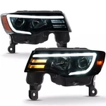 For Jeep Grand Cherokee 2017-2022 Projector Led Headlights Headlamps Black Lh+rh. Fixed Price $215.59.