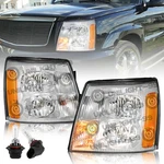 For 2003-2006 Cadillac Escalade Hid Xenon Headlights Chrome Headlamp W/bulbs L+r. Fixed Price $177.79.