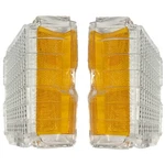 1972 El Camino Parking Lamp Light Lenses Clear&yellow Pair Right & Left L72bn2. Fixed Price $92.95.