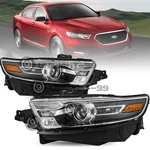 For 2013-2019 Ford Taurus Halogen W/grey Bezel Projector Headlights Lamp Set L+r. Fixed Price $189.99.