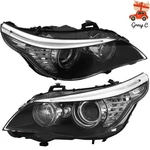 For 08-10 Bmw E60 E61 528i 535i Xenon/hid Projector Headlights W/afs Left+right. Fixed Price $624.85.