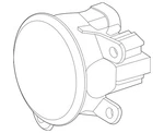 Genuine Mercedes-benz Fog Lamp Assembly 099-820-27-00. Fixed Price $140.22.