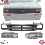 New Front Grille Left Right Turn Signal Light 3pc For 1994-1997 Chevrolet Blazer. Fixed Price $179.33.