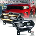 For Dodge Durango 2021-2023 Full Led Headlight Assembly Black Housing Rh+lh Side. Fixed Price $377.92.