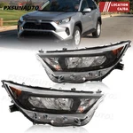 For 2019-2022 Toyota Rav4 Le Xle Headlight Assembly Chrome & Black Led Pair. Fixed Price $138.00.