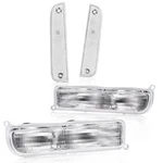 Fit For 97-01 Jeep Cherokee Clear Corner Signal Lights+bumper Lamps Left+right. Fixed Price $21.03.