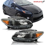 Headlight Assembly Set Pair Left Right For Toyota Prius 2012-2015 Halogen Black. Fixed Price $66.21.
