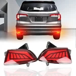 Red Led Rear Bumper Reflectors Fog Brake Tail Light Lamps Compatible With Hon.... Fixed Price $98.79.