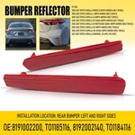 For 20-22 Toyota Corolla Left Side Right Rear Bumper Light Reflector Cover Lamp. Fixed Price $12.99.