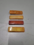 (4) 1969 Mopar Reflector Lenses - 1969-70 Plymouth Roadrunner. Fixed Price $40.00.