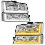 Headlight Led Drl Sequential Turn Signal For 2003-2007 Chevy Silverado Avalanche. Fixed Price $130.99.