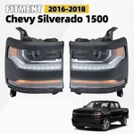 Hid/xenon Headlights For 2016-2018 Chevy Silverado 1500 Black Right Left Pair. Fixed Price $194.99.