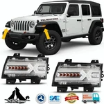 Led Drl Sequential Signal Lights For 2018-2025 Jeep Wrangler Jl Gladiator Jt. Fixed Price $112.99.