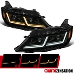 Fit 2014-2020 Chevy Impala Smoke Sequential Led Drl Projector Headlights Lamps. Fixed Price $328.99.