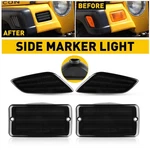 For 1997-2006 Jeep Wrangler Tj Smoke Bumper Fender Signal Side Marker Light Lens. Fixed Price $25.64.