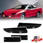 Smoked Front Turn Signal Parking Bumper+rear Side Marker Lights For 93-02 Camaro. Fixed Price $32.99.