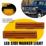 Amber Side Marker Signal Turn Light For 1980-1986 Ford F-150 Bronco F-250 F-350. Fixed Price $20.89.