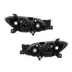 New Pair Headlights Fits Mazda 3 Sedan 2004-09 Bn8p-51-0l0d Bn8p510k0d Ma2518108. Fixed Price $303.33.