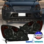For 2005-2006 Honda Crv Cr-v Smoke Headlights Lamps Japan Built L+r Pair. Fixed Price $113.98.