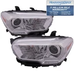 Headlight Chrome Halogen Pair For 2016-2018 Toyota Tacoma To2502242 To2503242. Fixed Price $265.97.