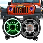 Auxbeam 9" Led Headlights Rgb Drl For Jeep Wrangler Jl Gladiator 2018-2022. Fixed Price $398.99.