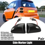 1 Pair Sequential Side Marker Lights Turn Signal 4519067700c40a For Smart Black. Fixed Price $17.39.