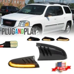 Smoked Led Side Mirror Signal Lights For Chevrolet Trailblazer Gmc Envoy Buick. Fixed Price $64.99.