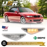 Depo Amber Led Clear Side Marker Lights For 2004-06 Bmw E46 2d Coupe & Cabrio. Fixed Price $22.95.