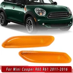 Pair For 2011-2016 Mini Cooper Countryman R60 R61 Amber Fender Side Marker Light. Fixed Price $33.99.