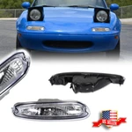 2pcs Clear Lens Front Bumper Turn Signal Lights For 1990-1997 Mazda Mx-5 Miata. Fixed Price $24.99.