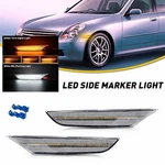 1/2pair For 03-06 Infiniti G35 Sedan 4 Door Sequential Led Side Marker Light Cle. Fixed Price $8.54.