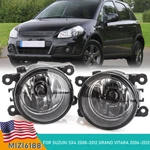 Pair Clear Bumper Fog Light Lamp For Suzuki Sx4 2008-2012 Grand Vitara 2006-2012. Fixed Price $20.82.
