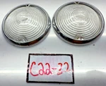 Vintage Oem 1953 Chevy Pair Backup Light Lens Bezels Guide F1-53 53 C22-22. Fixed Price $54.95.