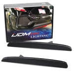 Oem-spec Smoked Lens Rear Bumper Reflectors For 17-21 Civic Hatchback, Si Sedan. Fixed Price $24.09.