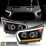 For 2015-2023 Ford Transit 150 Halogen Type Black Led Tube Projector Headlights. Fixed Price $398.99.