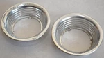 1959 Ford Fairlane Galaxie Parking Lamp Housing Light Door Bezel Trim Rings (x2). Fixed Price $78.00.