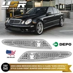 Clear Bumper Side Marker Lights Pair For 2003-2006 Mercedes Benz E-class W211. Fixed Price $21.95.