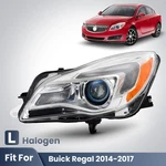 For 2014-2017 Buick Regal Halogen Headlight With Bulb Chrome Left Driver Side. Fixed Price $100.00.