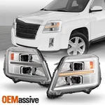 For 10-15 Gmc Terrain Led Drl Sequential Turn Signal Projector Chrome Headlights. Fixed Price $212.98.